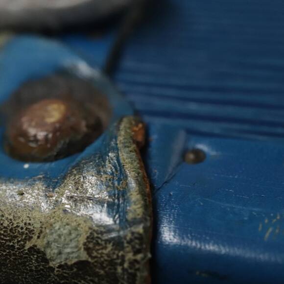 LOUIS VUITTON Epi Alzer 75 Trunk Blue - Picture 12 of 16